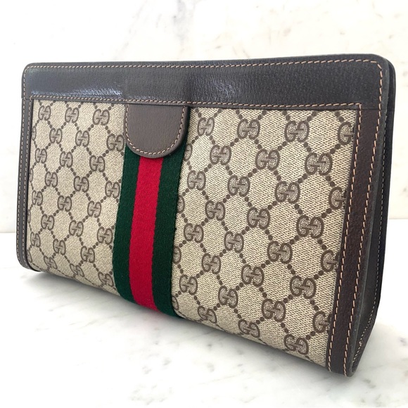 GUCCI GG monogram supreme Clutch - Picture 4 of 17